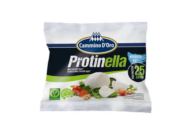 Protinella - GOLDSTEIG Käsespezialitäten Protinella made by GOLDSTEIG shown packaged