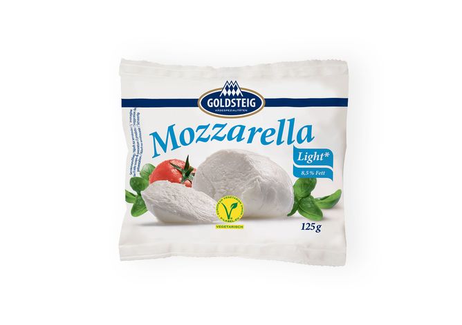 Mozzarella Ball Light - GOLDSTEIG Käsespezialitäten Mozzarella Ball Light von GOLDSTEIG shown packaged