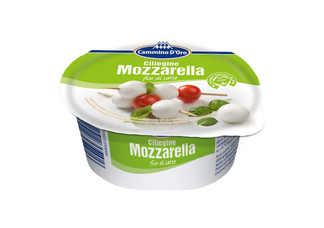 Mozzarella Mini - GOLDSTEIG Käsespezialitäten Mozzarella Mini made by GOLDSTEIG shown packaged
