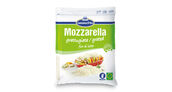Mozzarella Grated - GOLDSTEIG Käsespezialitäten Mozzarella Grated made by GOLDSTEIG shown packaged