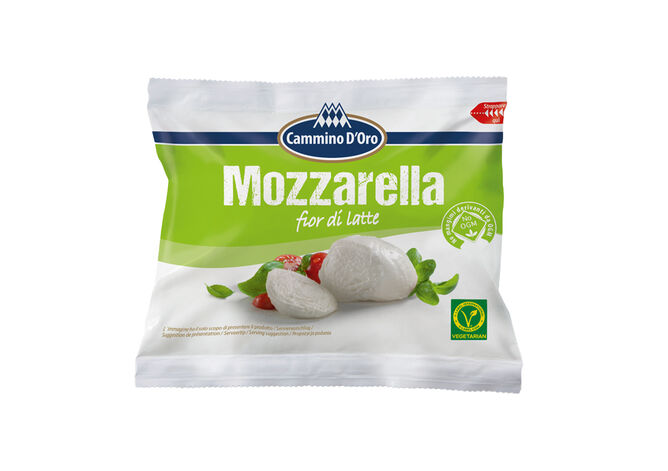 Mozzarella Ball - GOLDSTEIG Käsespezialitäten Mozzarella Ball made by GOLDSTEIG shown packaged